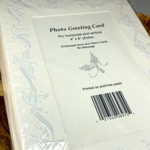 "DOVE" Themed Photo Greeting Card